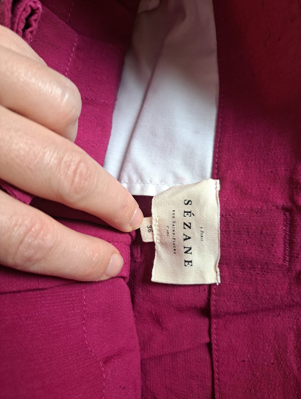 Plum-colored Rome Shorts - Picture 5 of 5